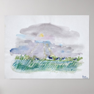 Rural Finistere Concarneau, Bretagne Poster