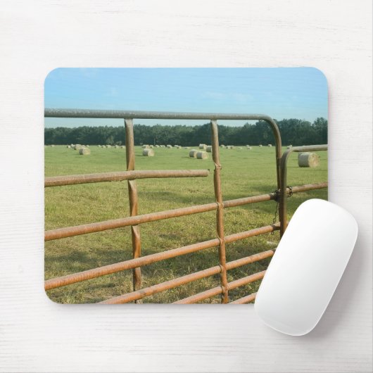 Rural Hay Field Mousepad (Mit Mouse)