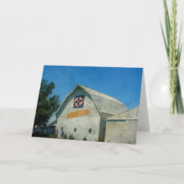 Rural Iowa Barn, Geburtstag Karte