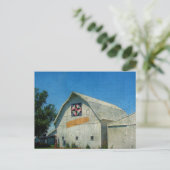 Rural Iowa Barn Postkarte (Stehend Vorderseite)