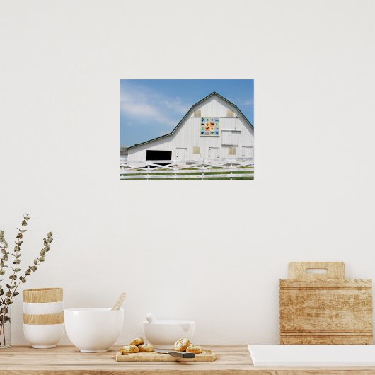 Rural Iowa Tierhaltung Poster (Küche)