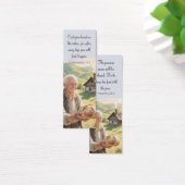 Rural landscape bookmark with motivating Bible (Schreibtisch)