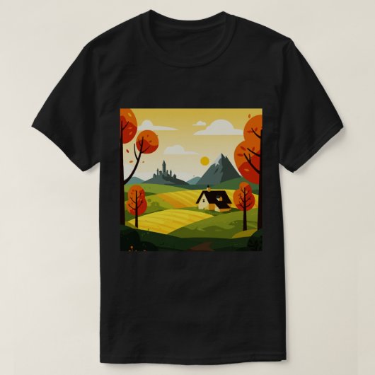 Rural landscape T-Shirt (Design vorne)