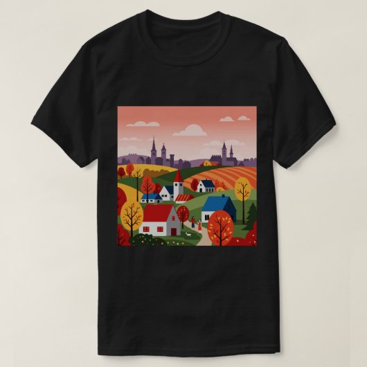 Rural landscape T-Shirt (Design vorne)