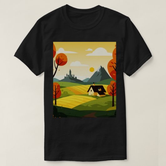 Rural landscape T-Shirt (Design vorne)