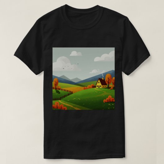 Rural landscape T-Shirt (Design vorne)