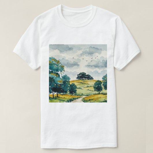 Rural landscape T-Shirt (Design vorne)
