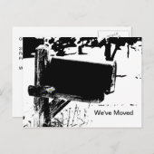 Rural Mailbox und Daisy Postcard Ankündigungspostkarte (Vorne/Hinten)