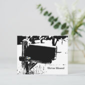 Rural Mailbox und Daisy Postcard Ankündigungspostkarte (Stehend Vorderseite)