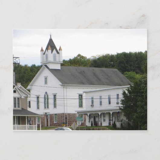Rural Maryland Church Postkarte (Vorderseite)