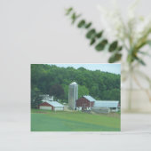 Rural Maryland Farm Postkarte (Stehend Vorderseite)