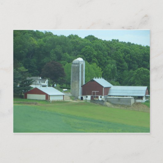 Rural Maryland Farm Postkarte (Vorderseite)