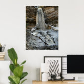 Rural Michigan Waterfall Print Poster (Heimbüro)