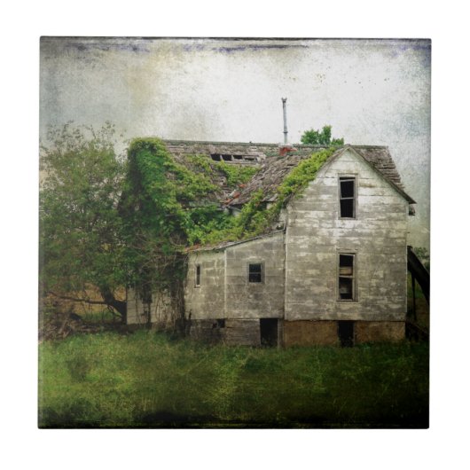 Rural Missouri Abandoned House Fliese (Vorderseite)