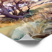 Rural River Wcolor Poster (Ecke)