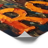 Rural Rockstar: Löwe auf Rädern Poster (Ecke)