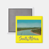 Rural Südafrika Landschaft Bergblick Magnet (Vorderseite/Rückseite)