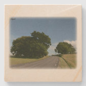 Rural Sweden April Steinuntersetzer (Vorderseite)