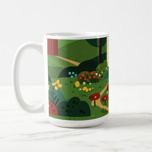 Rural town kaffeetasse (Links)