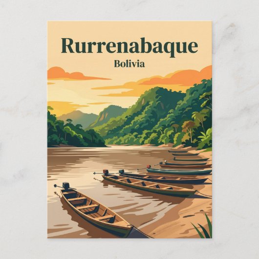 Rurrenabaque Bolivien Postkarte (Vorderseite)