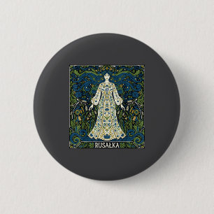 Rusalka Slawische Wasser Srit Heidnische Mythologi Button