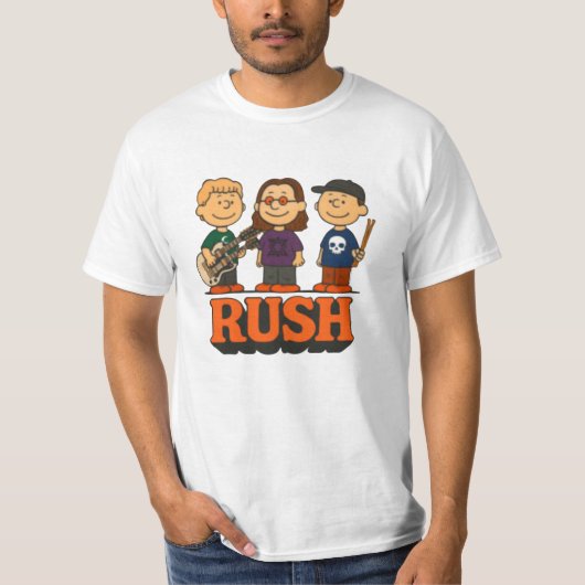rush band T-Shirt (Vorderseite)