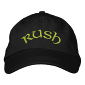 Rush... Bestickte Baseballkappe (Vorderseite)