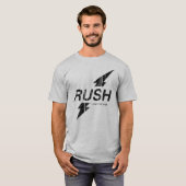 Rush Black T-Shirt (Vorne ganz)