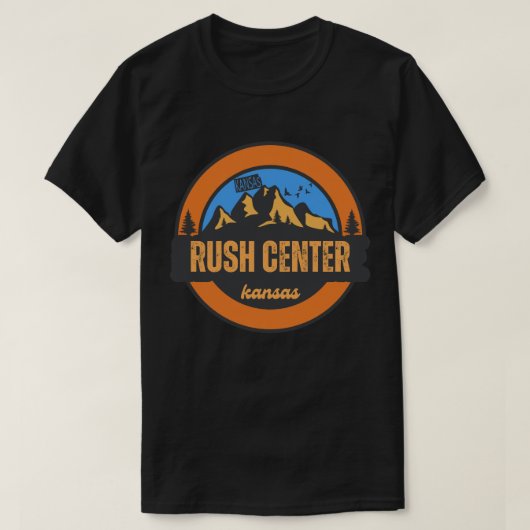 Rush Center, Kansas T-Shirt (Design vorne)