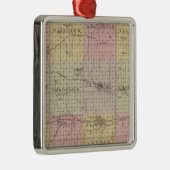 Rush County, Kansas Silbernes Ornament (Rechts)