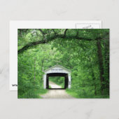 Rush Creek Bridge Postkarte (Vorne/Hinten)