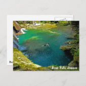 Rush Falls, Jamaika Postkarte (Vorne/Hinten)
