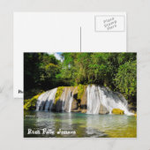 Rush Falls, Jamaika Postkarte (Vorne/Hinten)