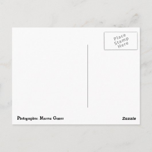 Rush Falls, Jamaika Postkarte (Rückseite)