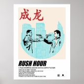 Rush Hour Minimalistisch Poster (Vorne)