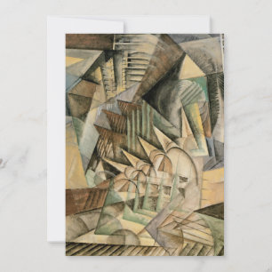 Rush Hour, New York von Max Weber, Vintage Kubismu