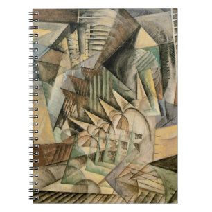 Rush Hour, New York von Max Weber, Vintage Kubismu Notizblock