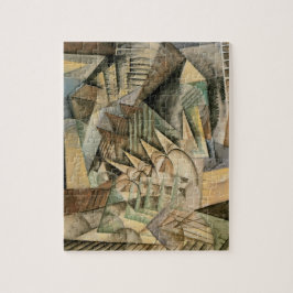 Rush Hour, New York, von Max Weber, Vintager Kubis Puzzle