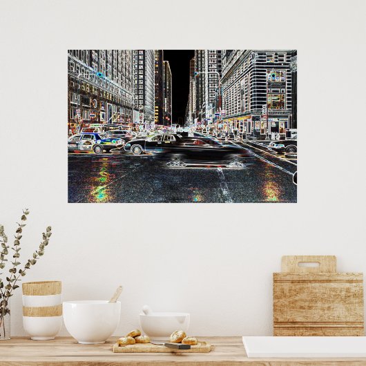 Rush Hour Poster (Küche)