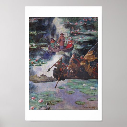 Rush Hour Verkehr - Collage Kunst Poster (Vorne)