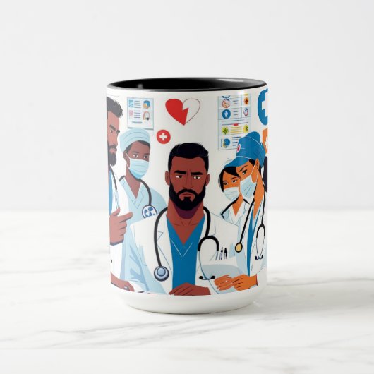 Rush im Notraum Tasse (Zentrum)