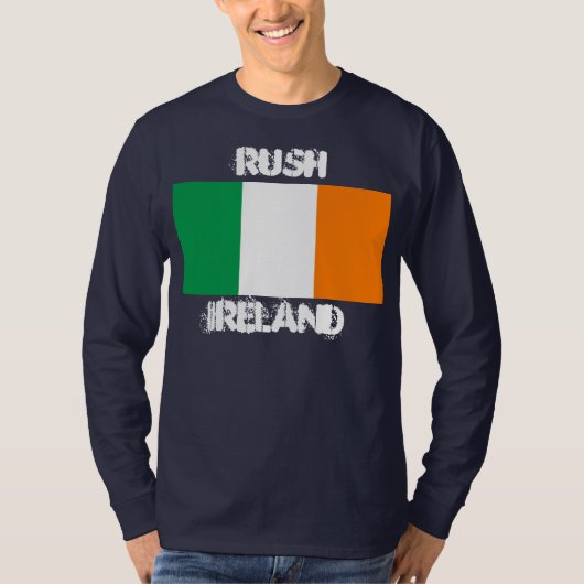 Rush, Irland mit irischer Flagge T-Shirt (Vorderseite)