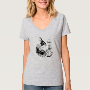 Rush mich nicht, Last Minute, Late Fun Rabbit T-Shirt
