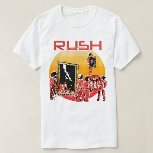 Rush Moving-Bild T-Shirt (Design vorne)