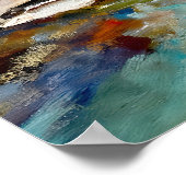 "Rush of the Dales" - Eine Yorkshire-Landschaft Poster (Ecke)