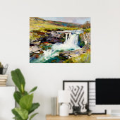 "Rush of the Dales" - Eine Yorkshire-Landschaft Poster (Heimbüro)