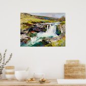 "Rush of the Dales" - Eine Yorkshire-Landschaft Poster (Küche)