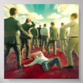 "Rush" Poster Print Digital Wall Art capitalism (Vorne)