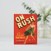 Rush Postkarte (Stehend Vorderseite)