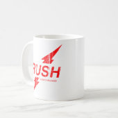 Rush Red Kaffeetasse (Vorderseite Links)